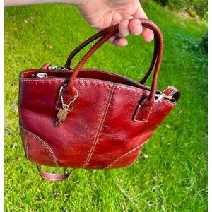 Fossil’s Vintage Genuine Leather Satchel, Brown, ZB9018